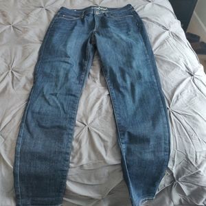Universal thread high rise skinny dark rinse sz 10